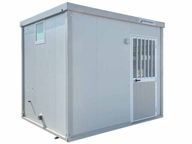 Box prefabbricato con bagno wc, lavabo e doccia 3 metri H 240