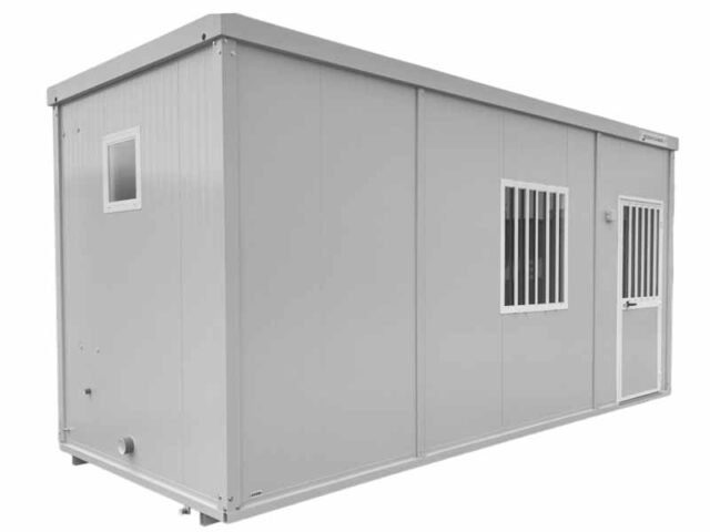 Box prefabbricati con wc e lavabo 6 metri H 270