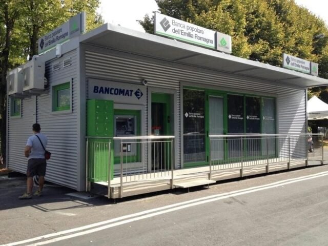 Ufficio box prefabbricato uso banca