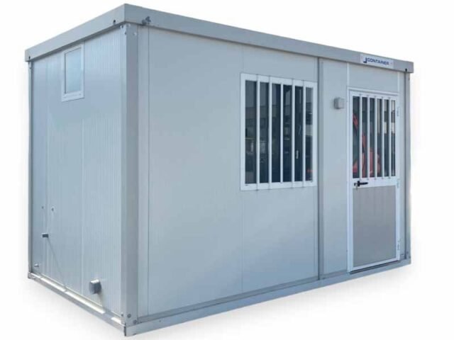 Box prefabbricati con bagno wc, lavabo e doccia 4 metri H 240