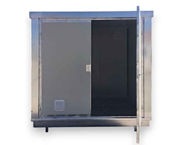 Box prefabbricato vasca di raccolta 300 x 230 – h 240 Porte Frontali