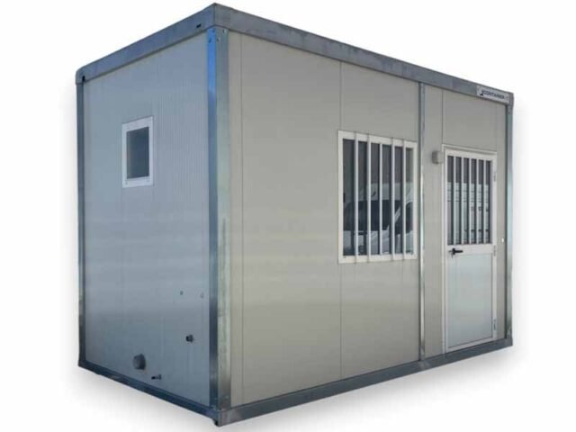 Box prefabbricato wc e lavabo 4 metri H 270