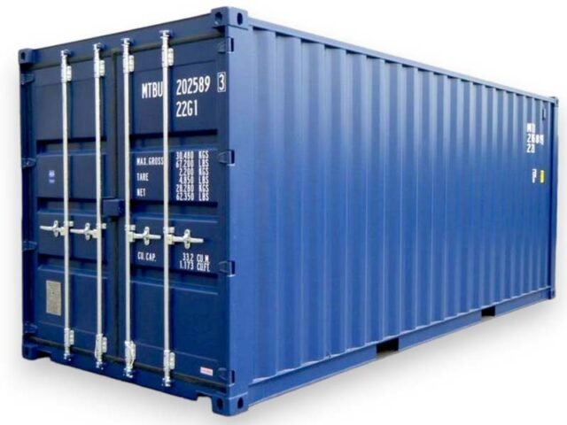 Container marittimo 20 piedi RAL 5013 nuovo