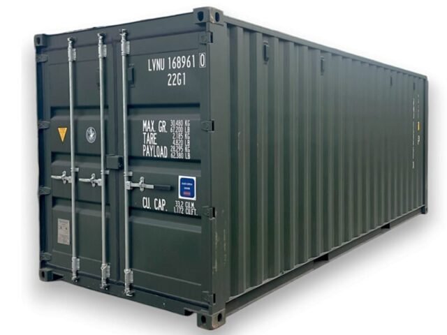 Container marittimo 20 piedi RAL 6007 nuovo