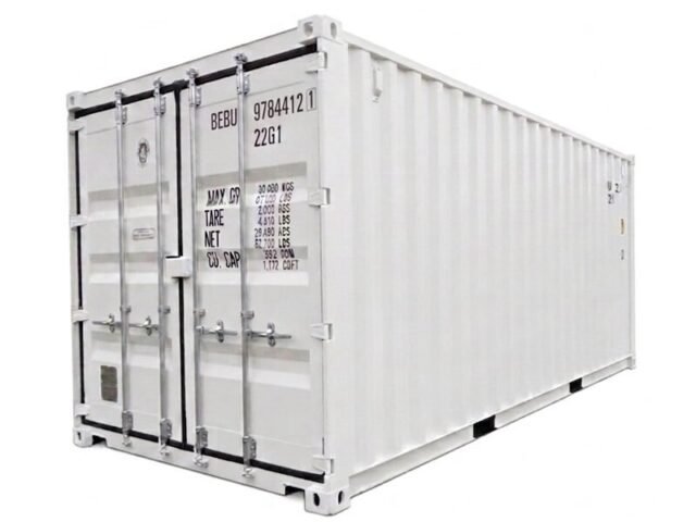 Container marittimo 20 piedi RAL 9003 nuovo