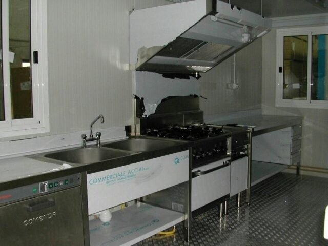 Cucina da cantiere