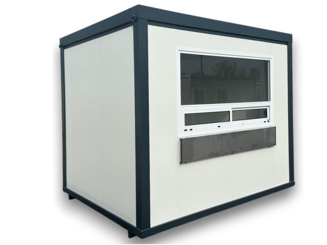 Box Biglietteria Guardiania open space 3 metri H 240 – Box prefabbricato
