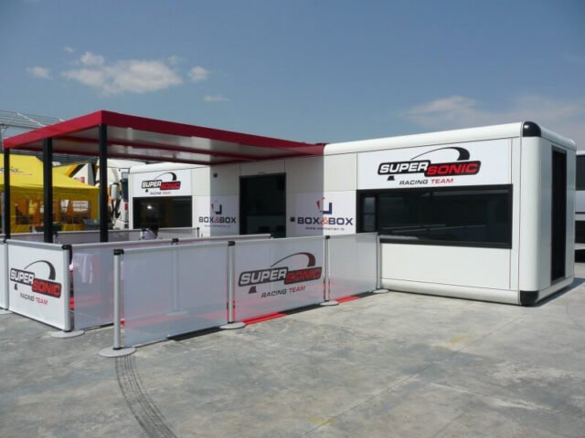 Box prefabbricato uso hospitality sport