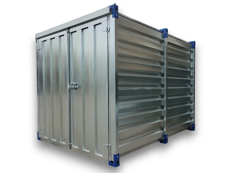 Box in lamiera zincata Ecobox 4 metri