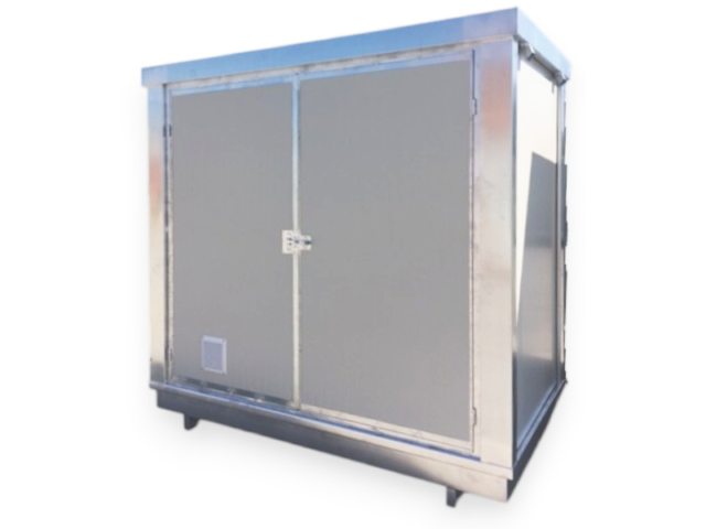 Box prefabbricato con vasca di raccolta – coibentato – 240 x 230 – h 240