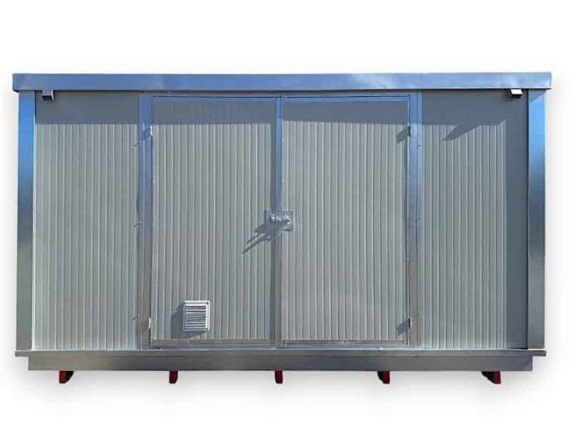 Box prefabbricato vasca di raccolta 400 x 230 – h 240 Porte Frontali